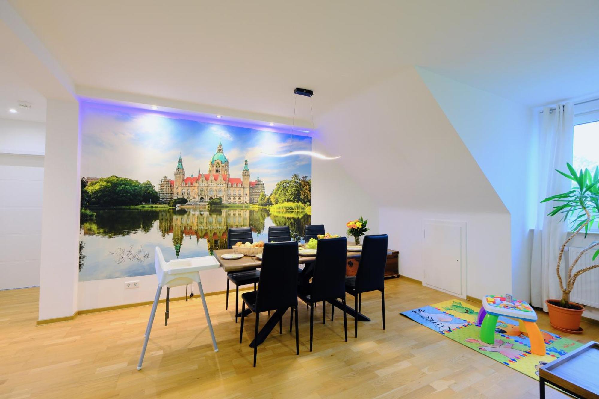 Happybnb - Stilvolles, Naturgelegenes Apartment Mit Blick Auf Den Mittellandkanal Und Die Wasserstadt Hannover - Kamin, Parken Und Spielplatz Exterior foto